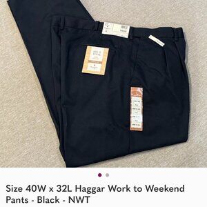 NEW Haggar Pants - TWO PAIRS!